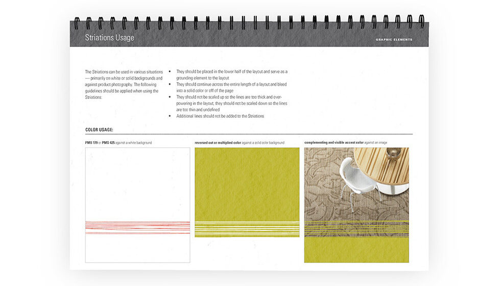 Brand Guideline_striations Brand Guideline_striations